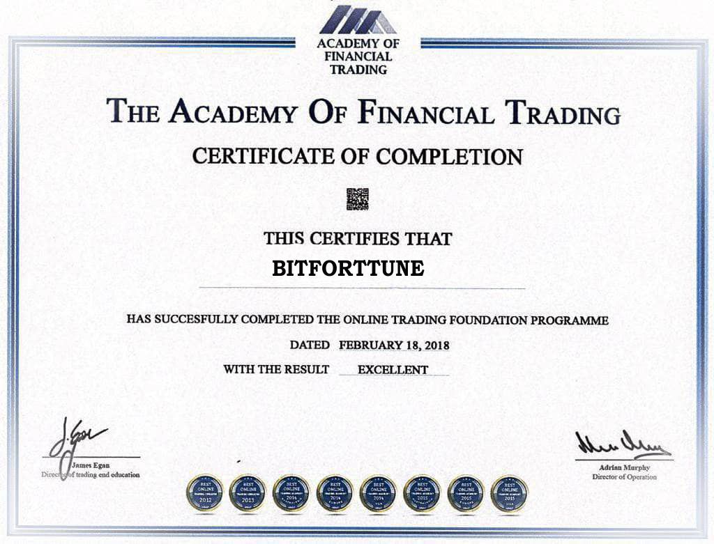 Academy of Financial Trading 2018