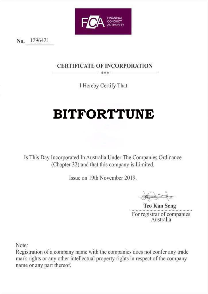 Certificate of Incorporation